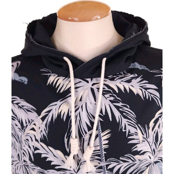 Palm Angels Allover Palm Print Pullover Shirt Size 48 M Oversized Mens New - Picture 2 of 13